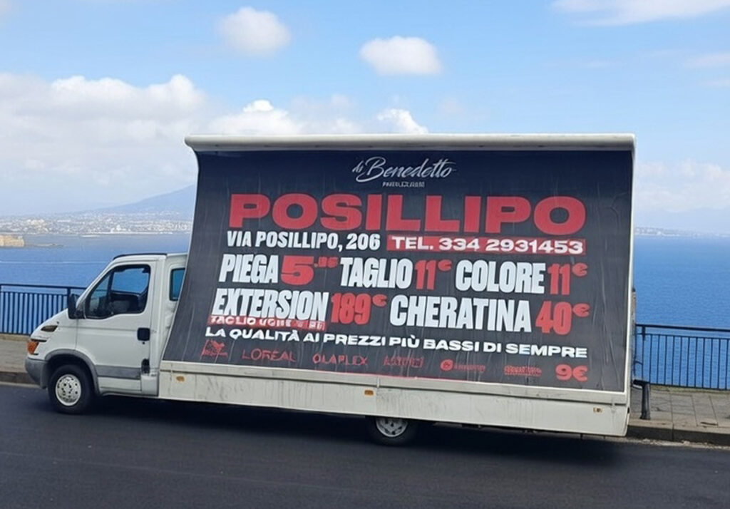 Camion Vela - Affissioni Pubblicitarie Napoli